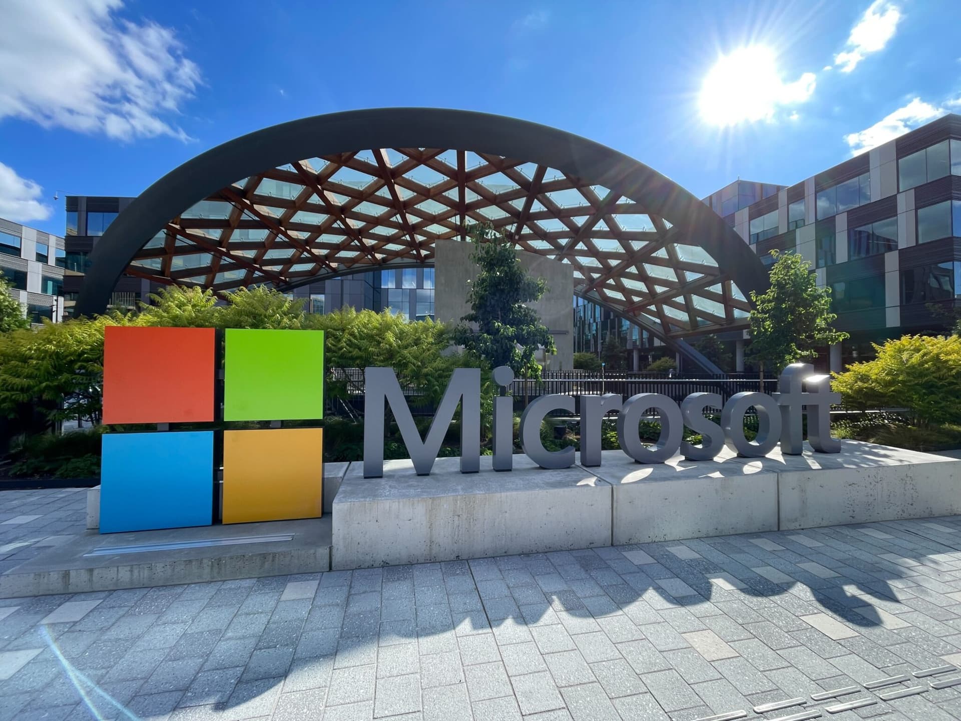 Microsoft’s headquarters in Redmond, Wash. (GeekWire Photo)