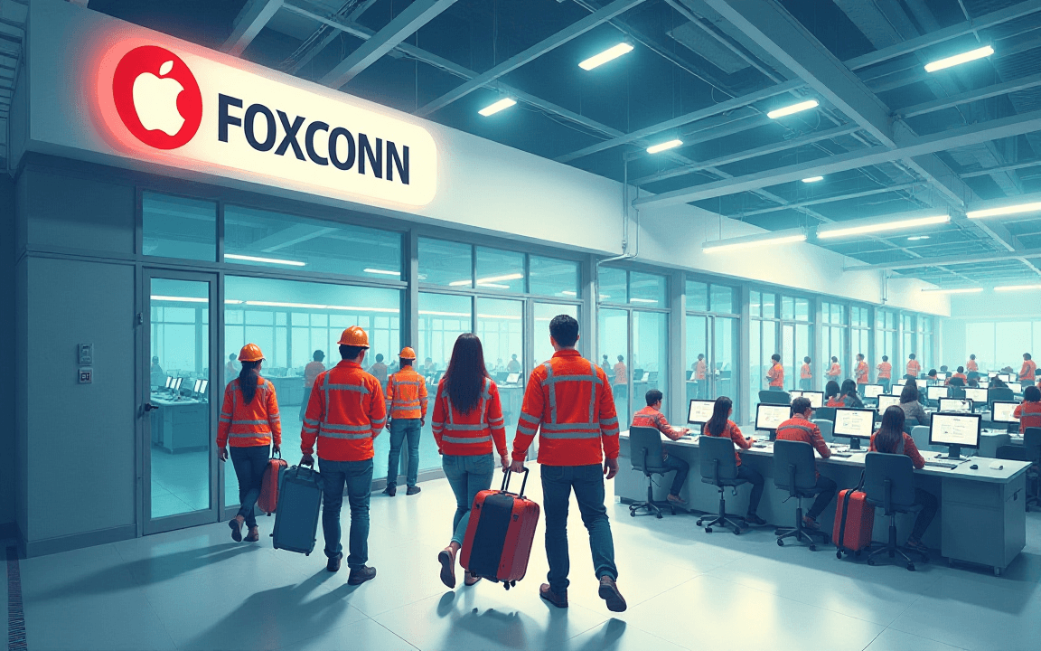 Foxconn recalls Chinese engineers from India