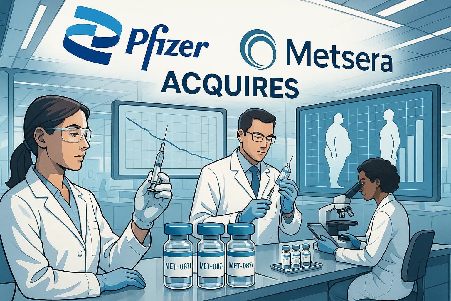 Pfizer nears $7.3B deal to acquire Metsera, targeting next-gen obesity treatments.
