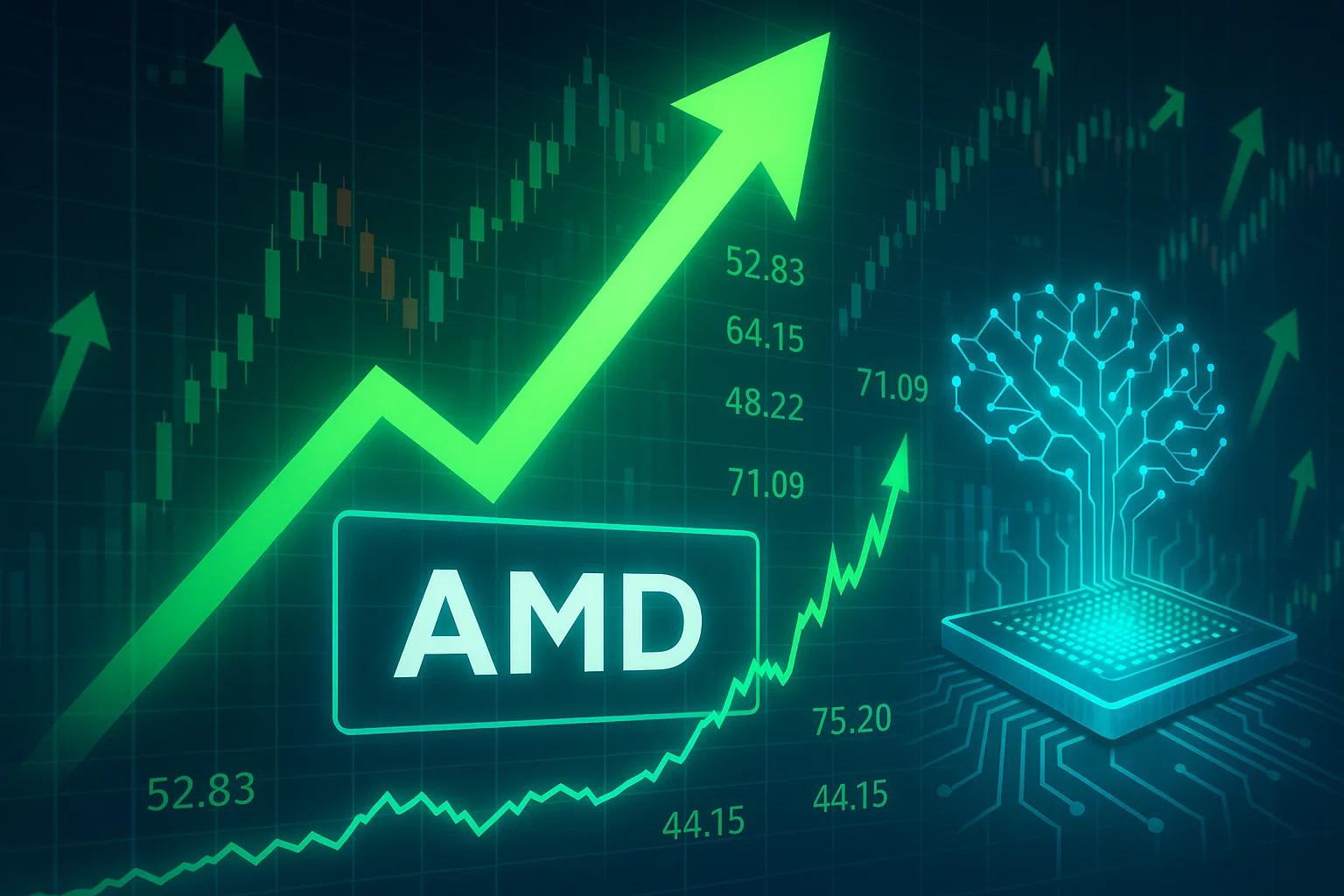 AMD stock jumps 5% after bold AI, data-center goals and OpenAI deal fuel Wall Street upgrades and investor buzz.