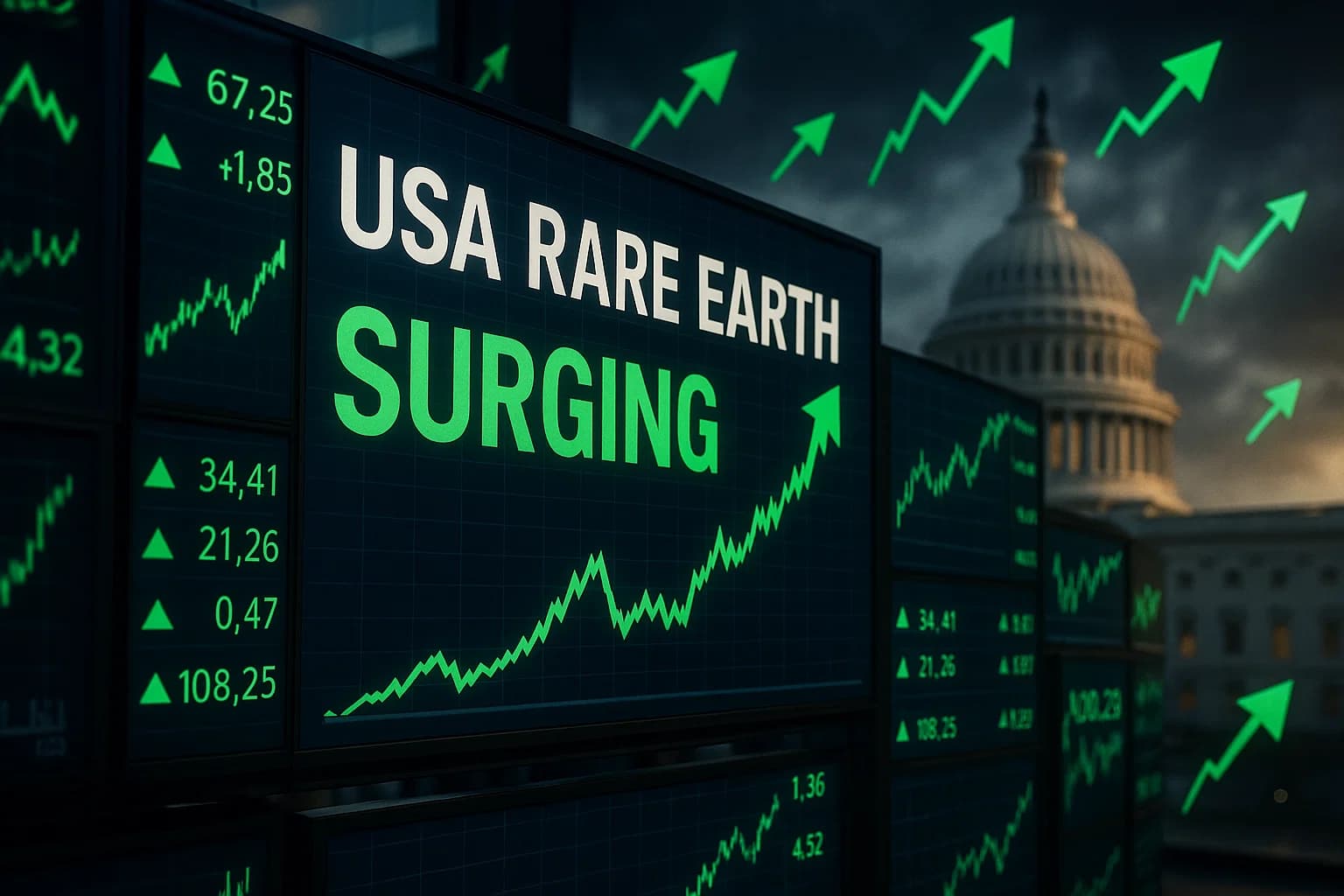 USA Rare Earth shares surge as CEO discusses White House talks and a major acquisition to expand U.S. rare earth supply chain.