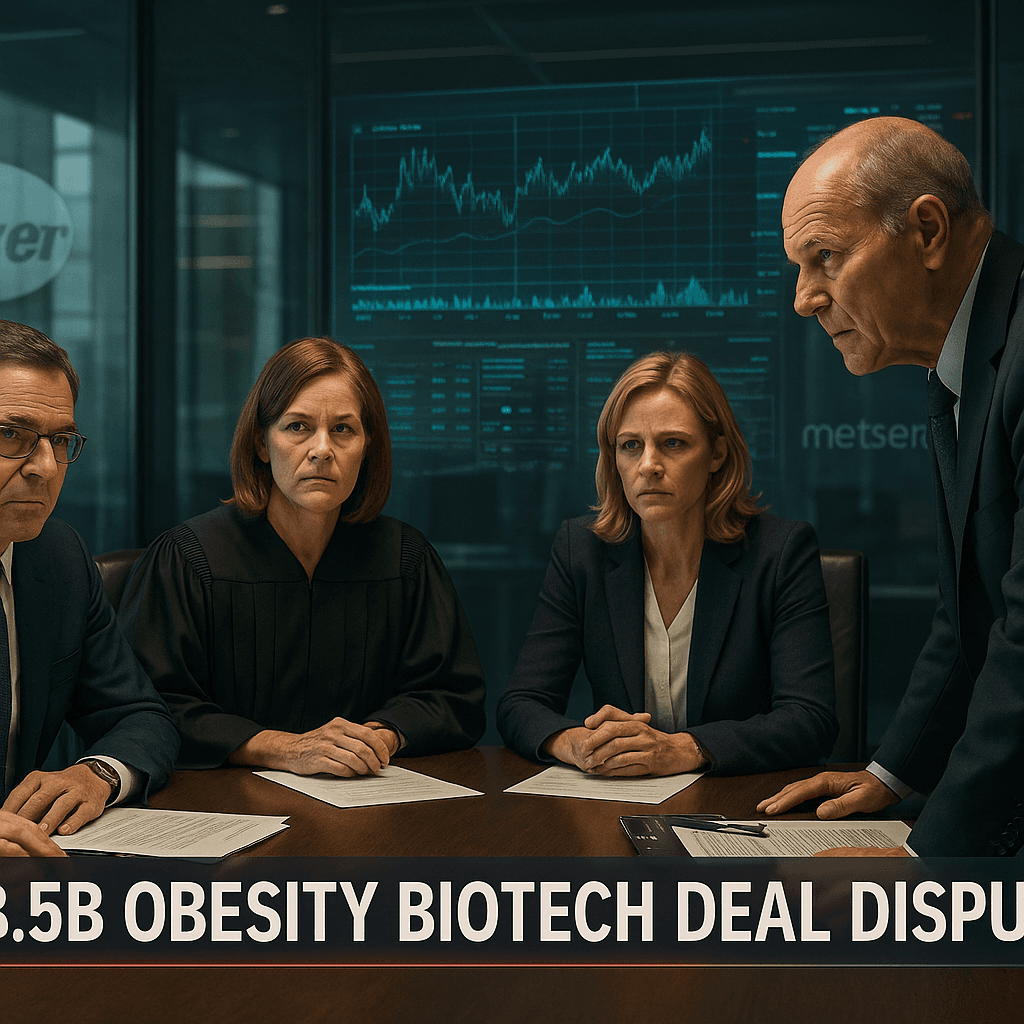 Pfizer has decided to sue Metsera and Novo over $8.5B bid, citing antitrust risks and asserting regulatory advantage.