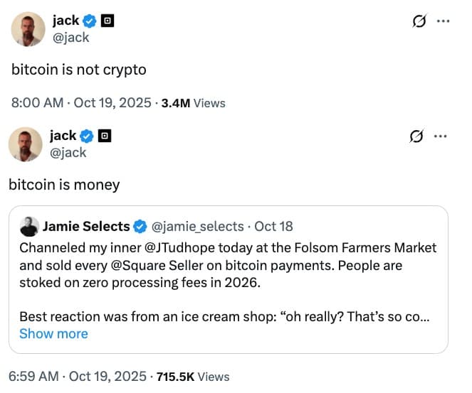 
Source: Jack Dorsey