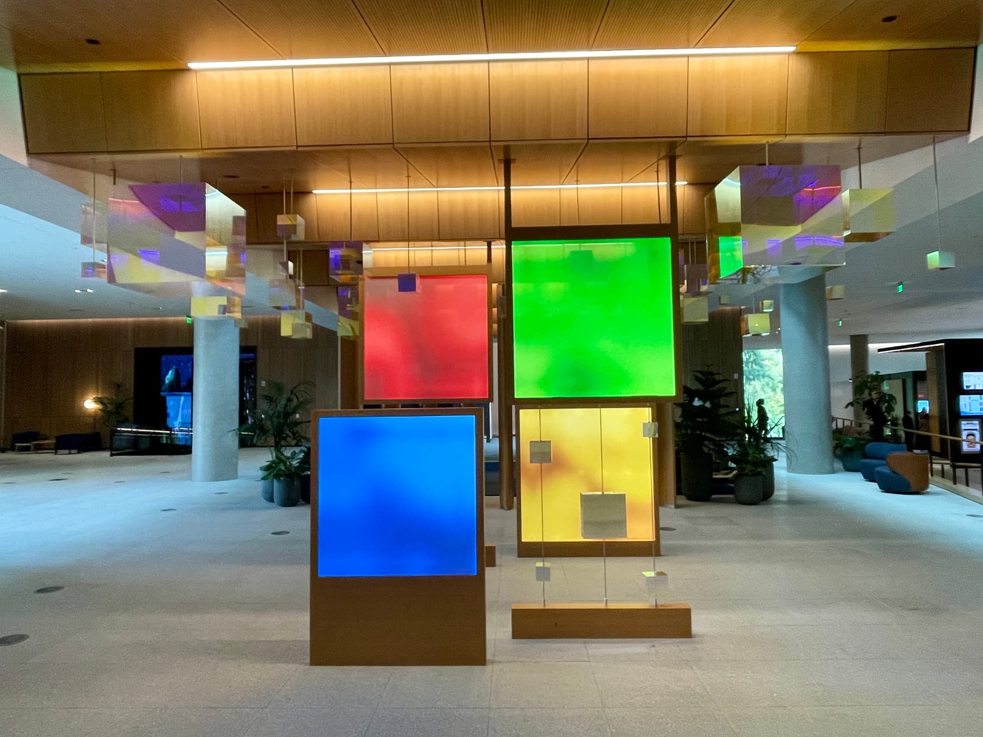 Inside Microsoft’s HQ in Redmond, Wash. (GeekWire Photo / Taylor Soper)