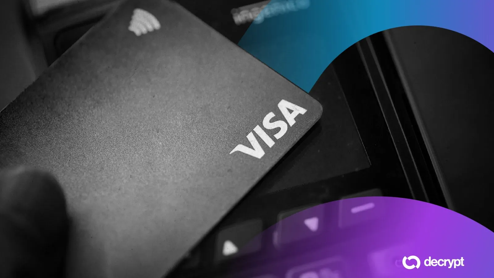 Visa logo. Image: Shutterstock/Decrypt