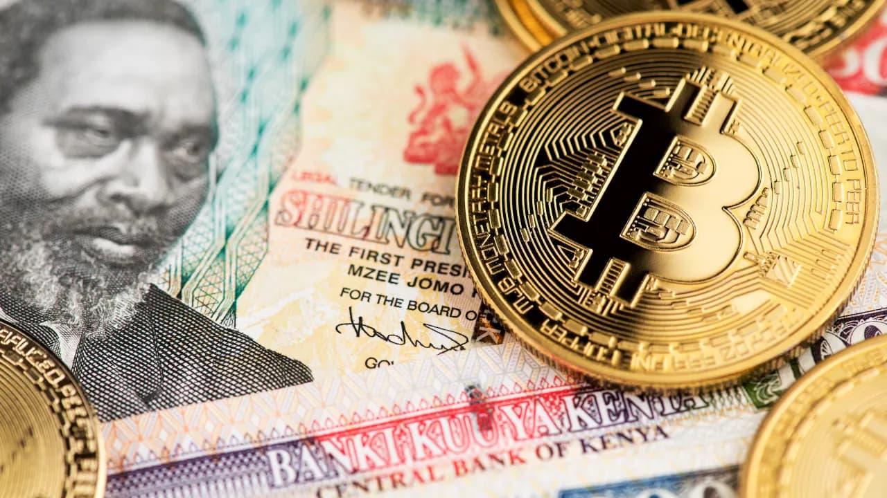 Bitcoin and the Kenyan shilling. Photo: Shutterstock