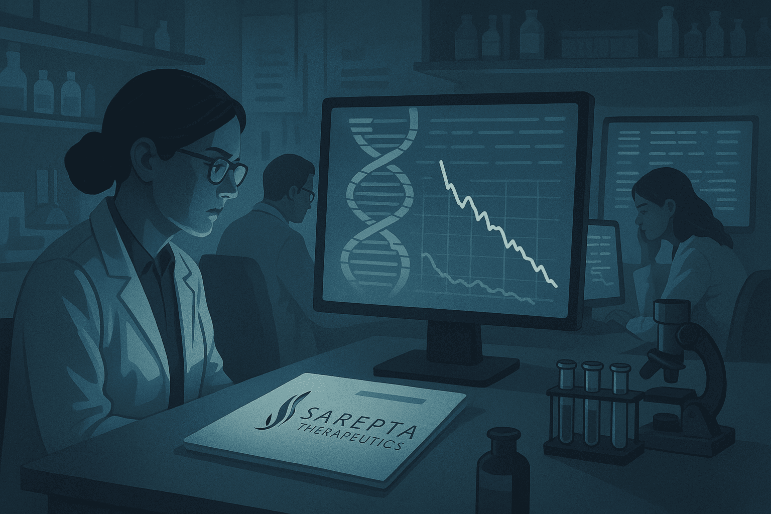 Sarepta Therapeutics shares plunge after disappointing trial data