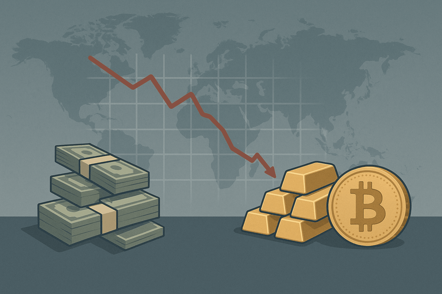 Gold and Bitcoin Seen as Key Hedges by Market Expert as Global Liquidity Dries Up