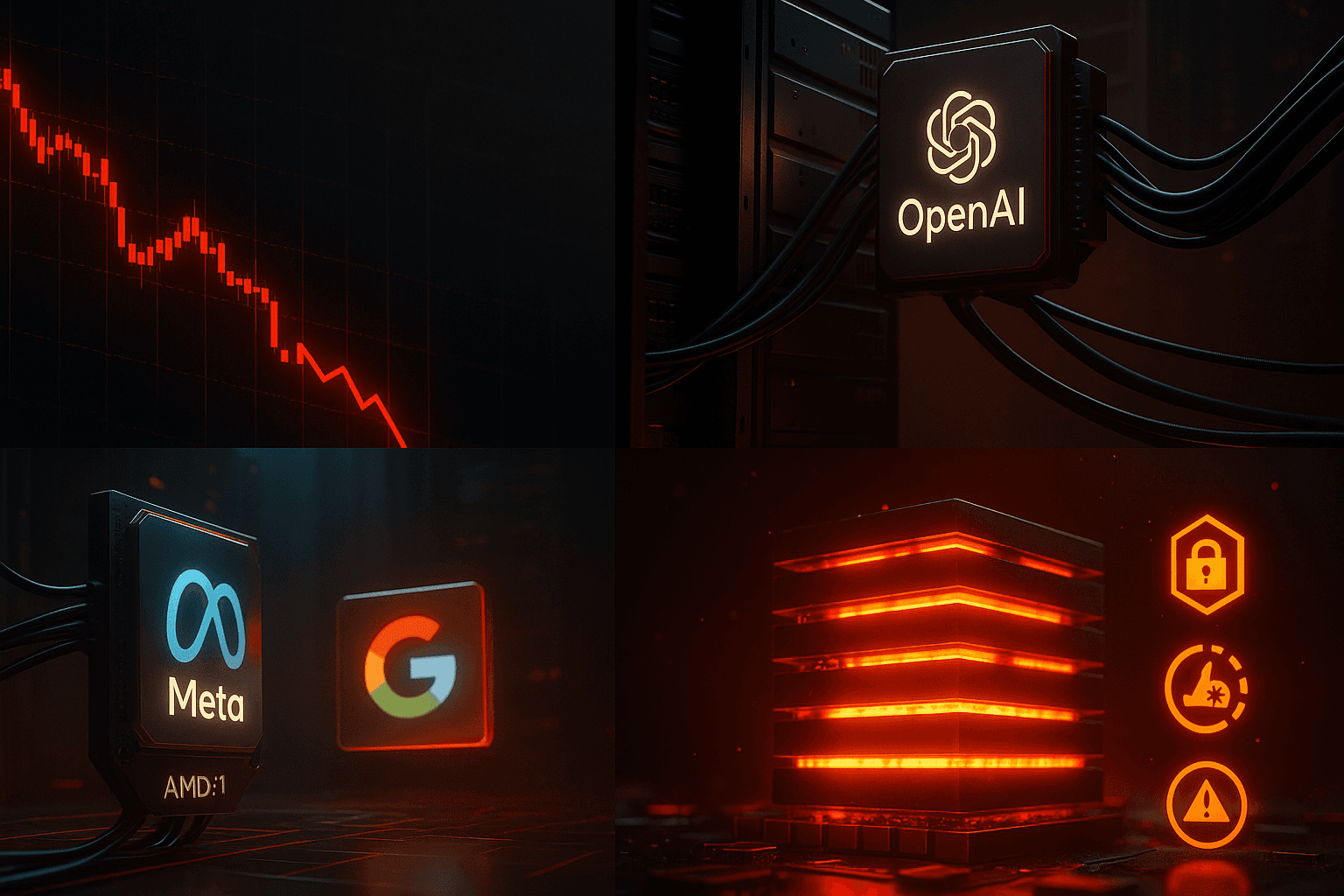 AMD stock: OpenAI warrant deal, margin risks, and customer concentration fears spark a sharp pre-market selloff and renewed investor anxiety.