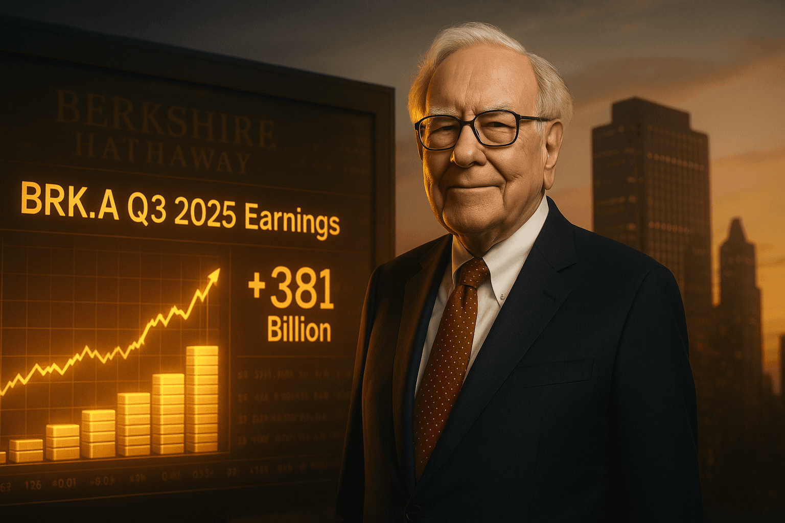 Berkshire Hathaway posts nearly $30.8 billion Q3 profits, builds record $381 billion cash hoard as Buffett gears up exit.